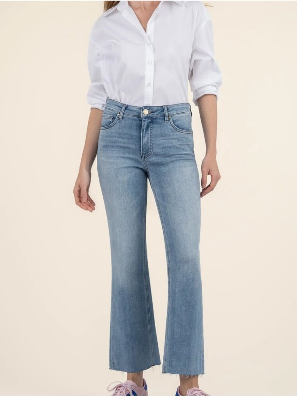 Kut from the Kloth Kelsey High Rise FAB AB Ankle Flare Size 2